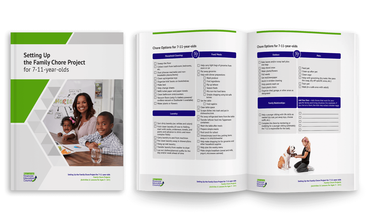 Family Finance materials speakers share through the Oregon Financial Educators Council